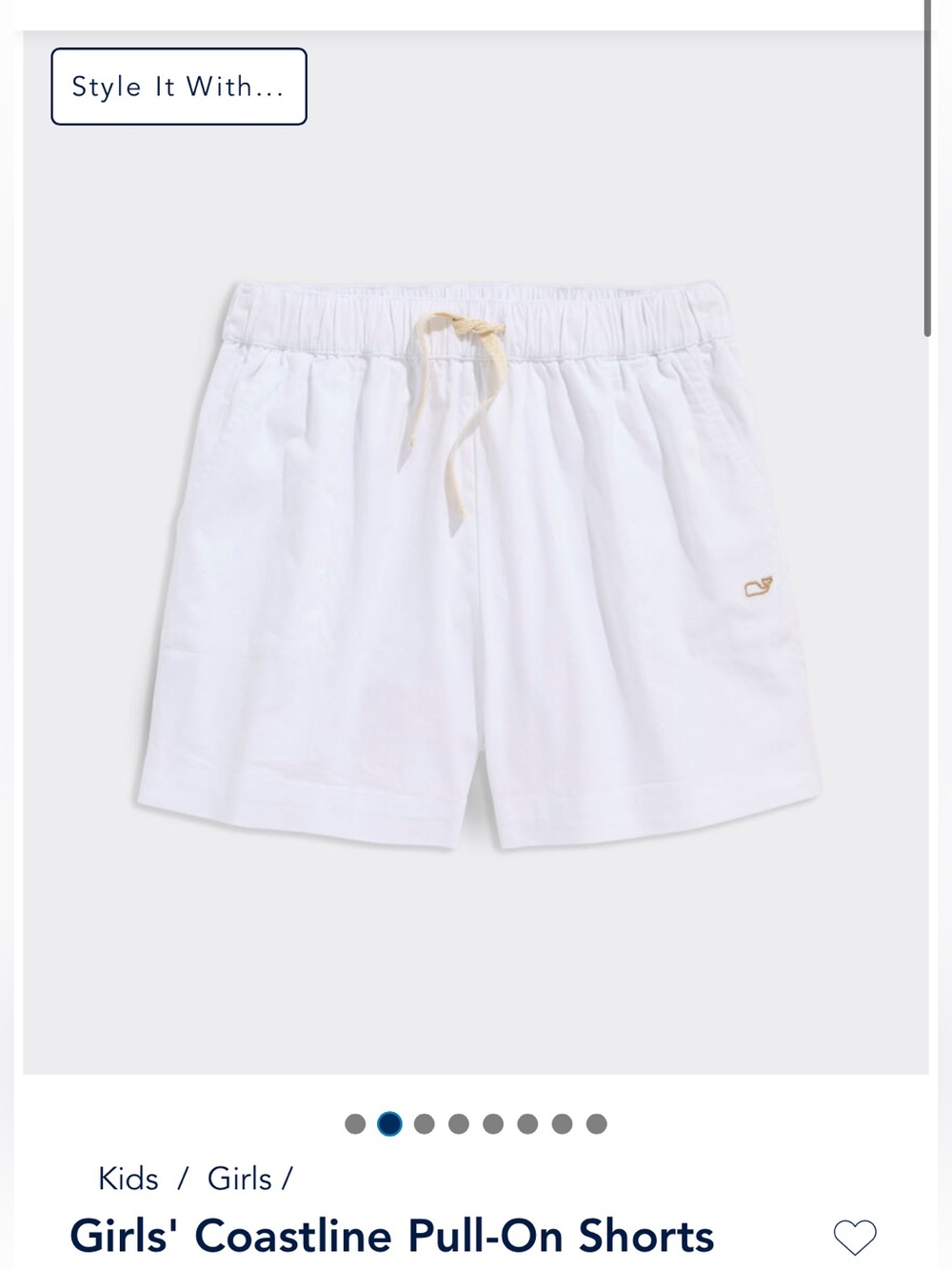NWT Vinyard Vines 2T whitecap shorts